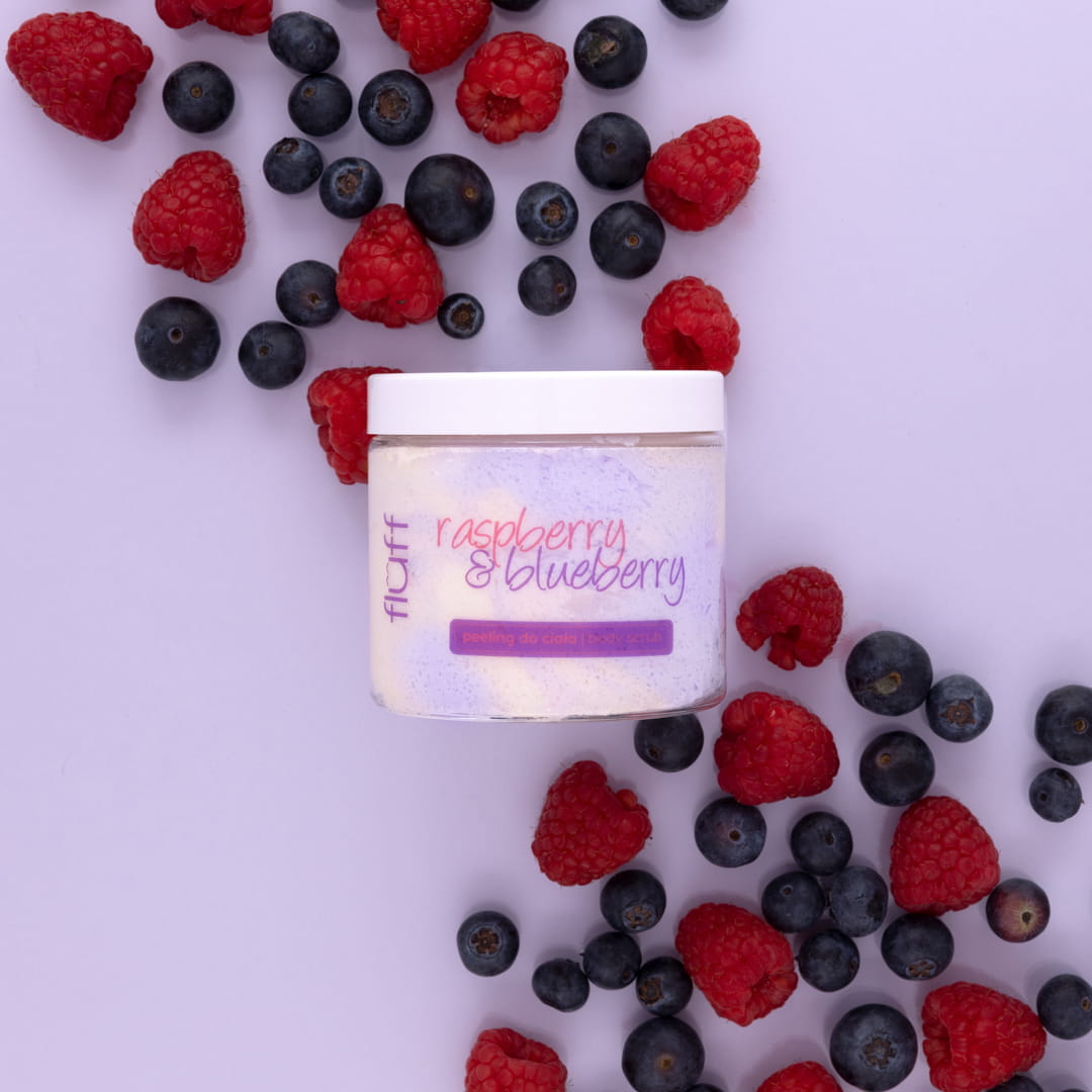 Peeling do ciała o zapachu maliny & jagody 160ml