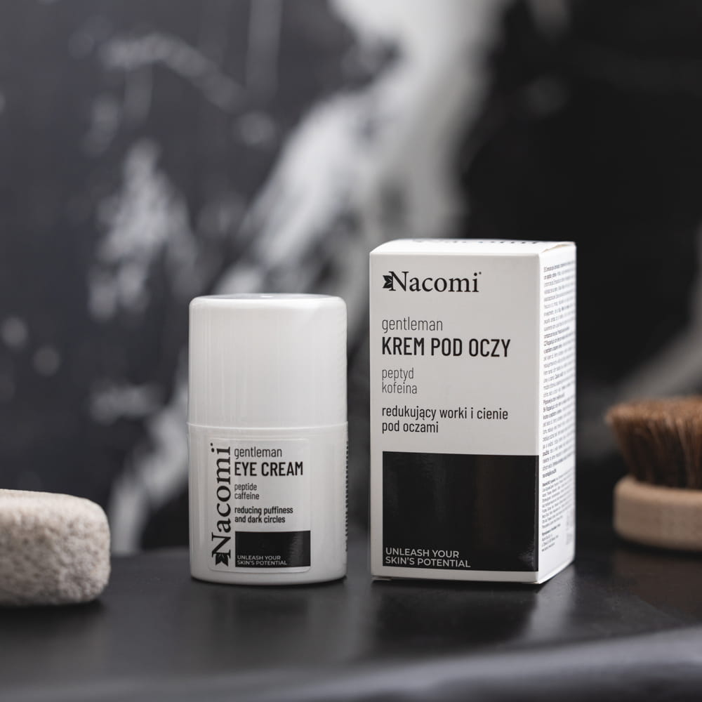 Rozświetlający krem pod oczy niwelujący worki i cienie z peptydami i kofeiną 30ml