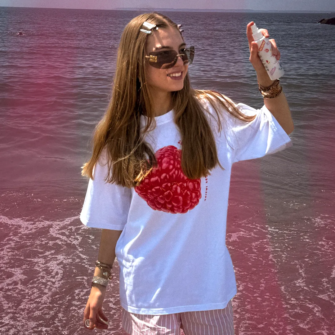 Fluff x Blanapparel koszulka M/L - Malina
