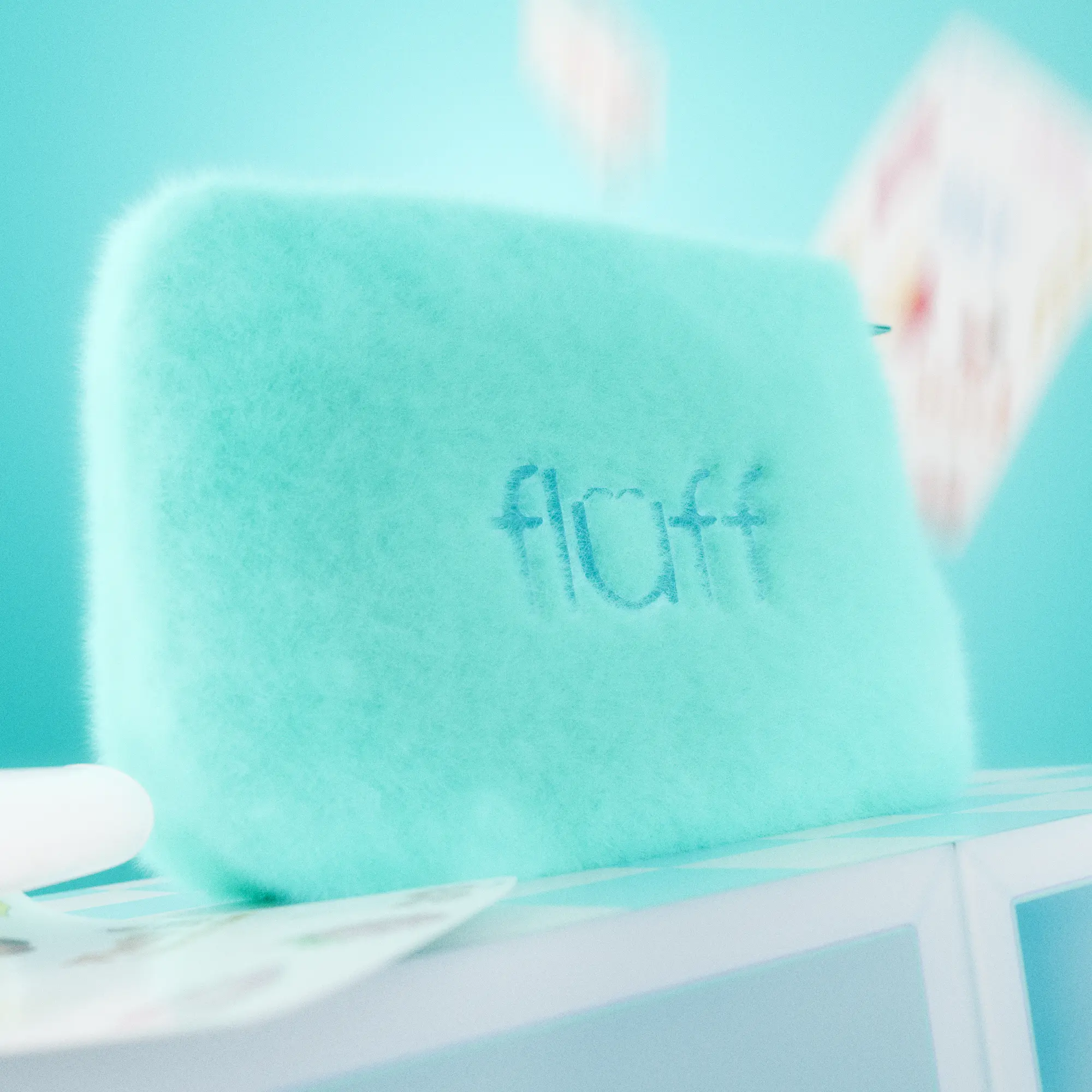 Fluff - Kosmetyczka Beauty Kit - niebieska