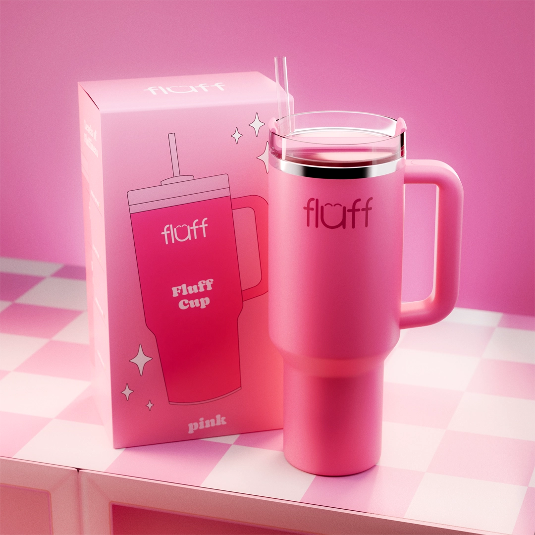 Fluff Cup - Różowy
